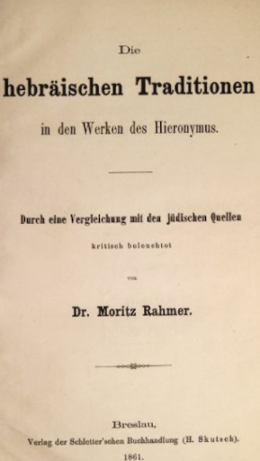 Buch über Moritz Rahmer erschienen